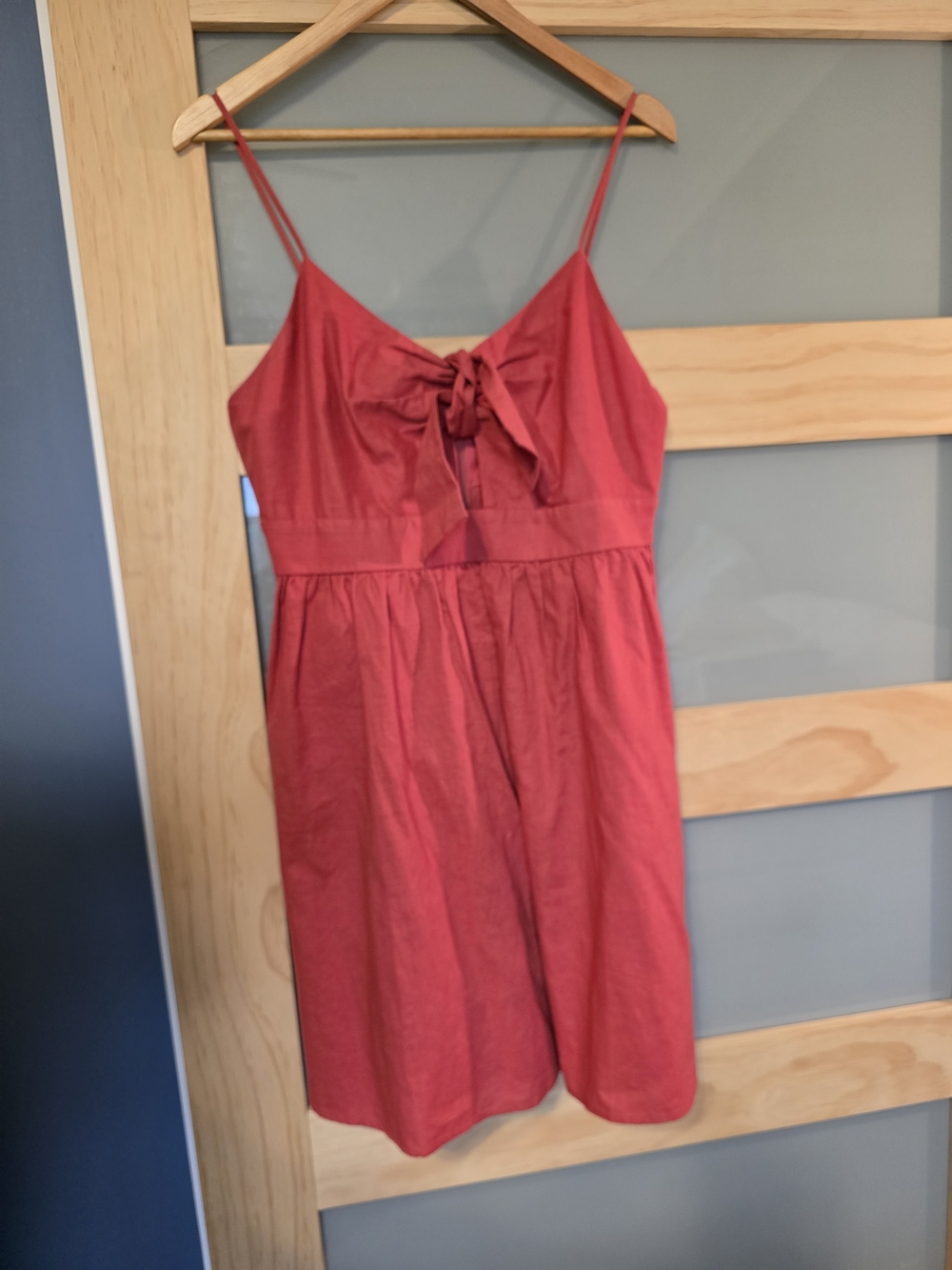 Altar'd State Rose-Mauve Tie-Front Dress